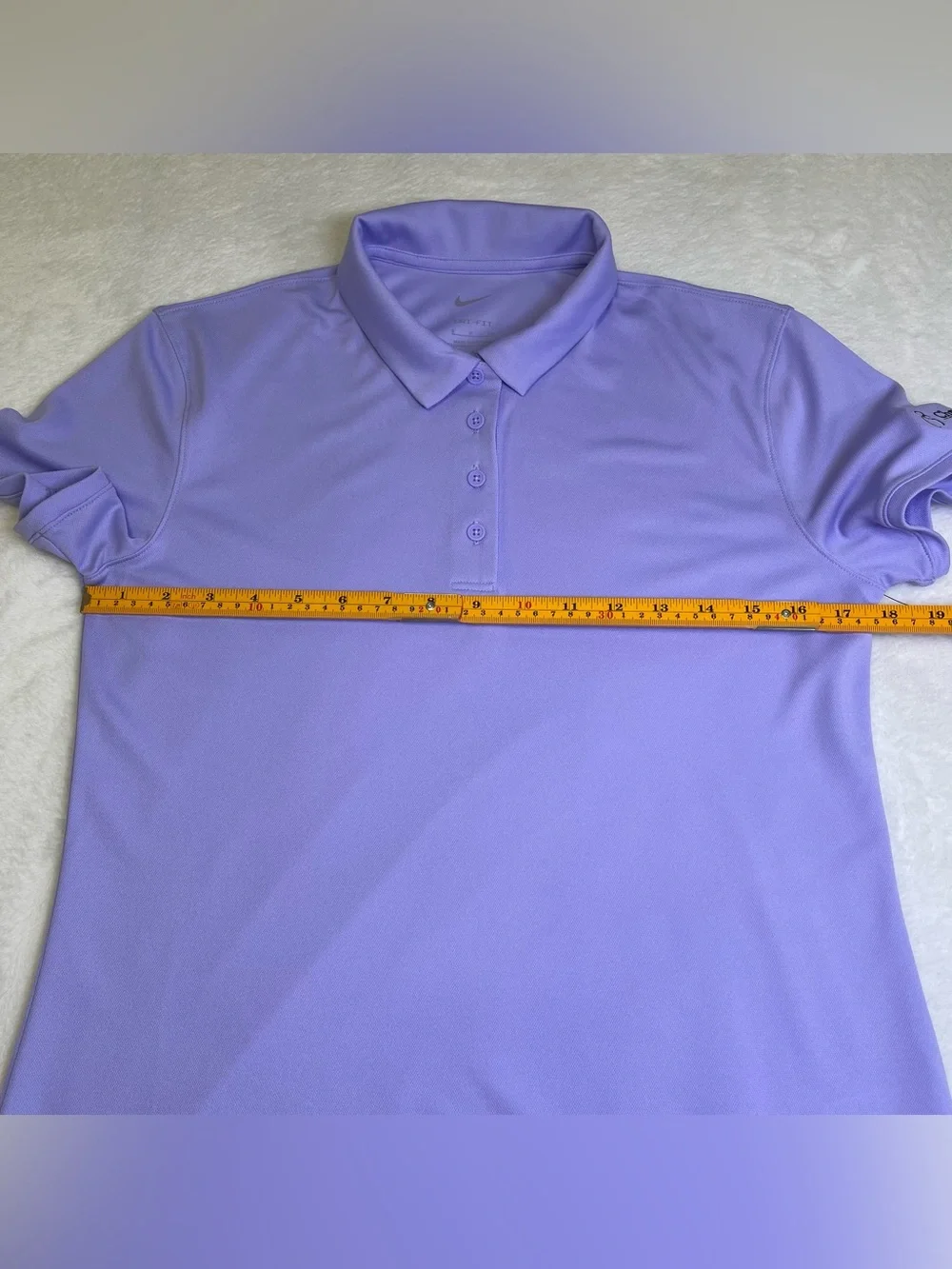 NWT Nike Golf Womens Small Purple Dri-FIT Short Sleeve Polo Shirt Christy's Hope
